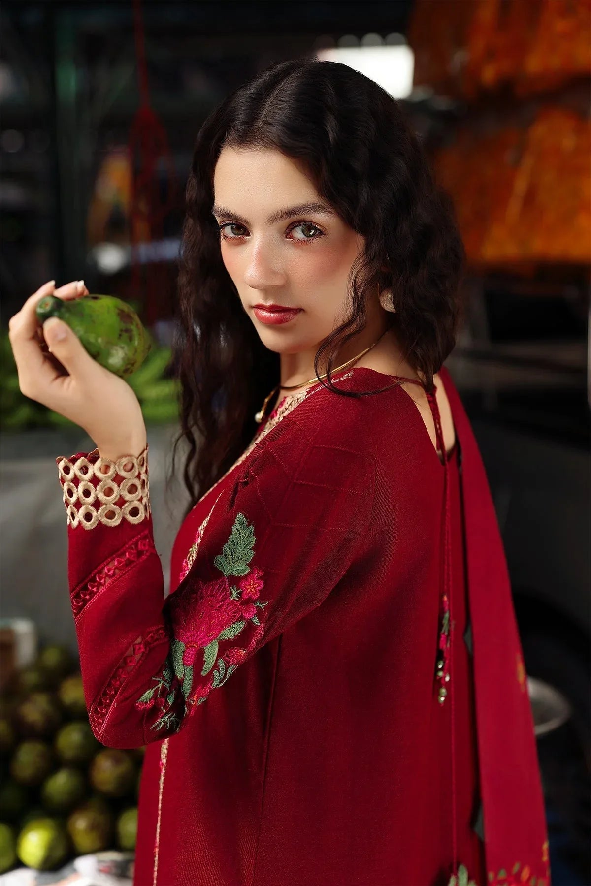 Charizma | Poshima Winters 25 | 3-pc Unstitched Wool Shawl Collection PSW5-01 - Rang-e-Khaas