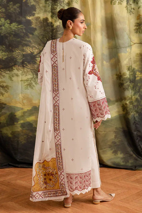 Marjjan | Guzel Lawn | SMC 207-A (White) - Rang-e-Khaas