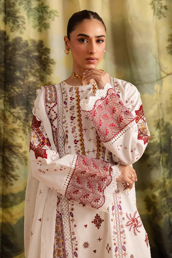 Marjjan | Guzel Lawn | SMC 207-A (White) - Rang-e-Khaas