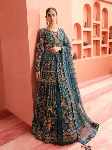 Gulaal | Wedding Formals | AYZEL GL-WS-22V1-27 (PISHWAS AND LEHNGA) - Rang-e-Khaas