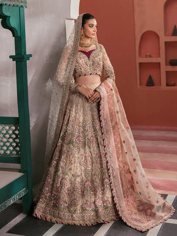 Gulaal | Wedding Formals | ANSHAH GL-WS-22V1-28 (IVORY WHITE LEHNGA CHOLI) - Rang-e-Khaas