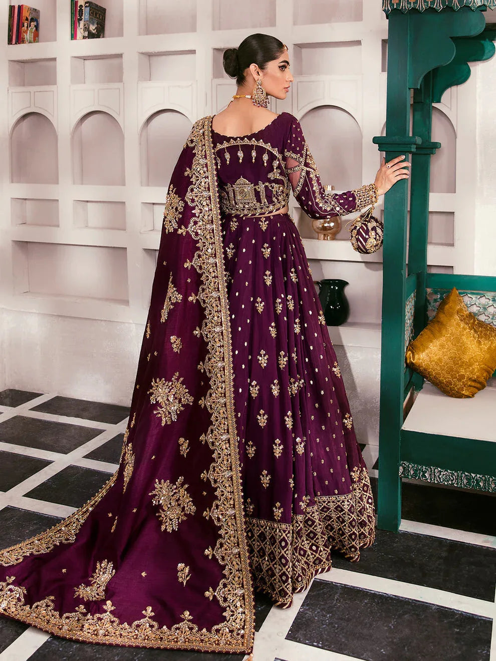 Gulaal | Wedding Formals | SHAZMINAH GL-WS-22V1-31 (LEHNGA AND CHOLI) - Rang-e-Khaas
