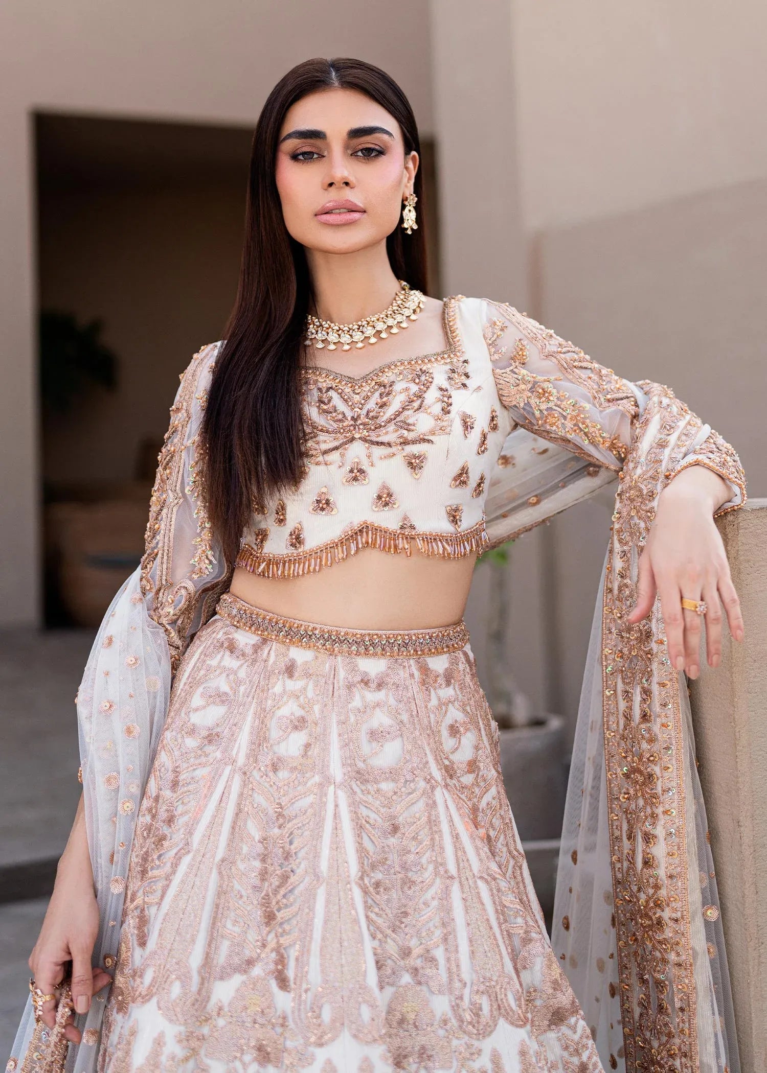 Waqas Shah | Amariage Luxury Formals | Mystic Rose - Rang-e-Khaas