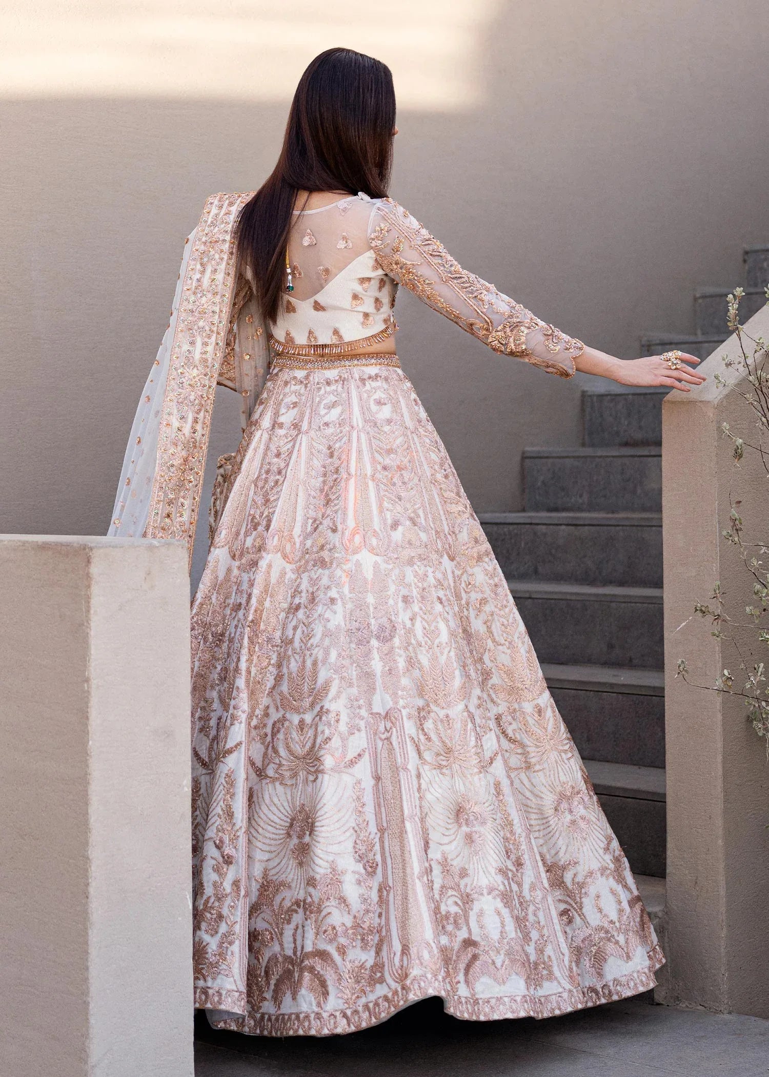 Waqas Shah | Amariage Luxury Formals | Mystic Rose - Rang-e-Khaas