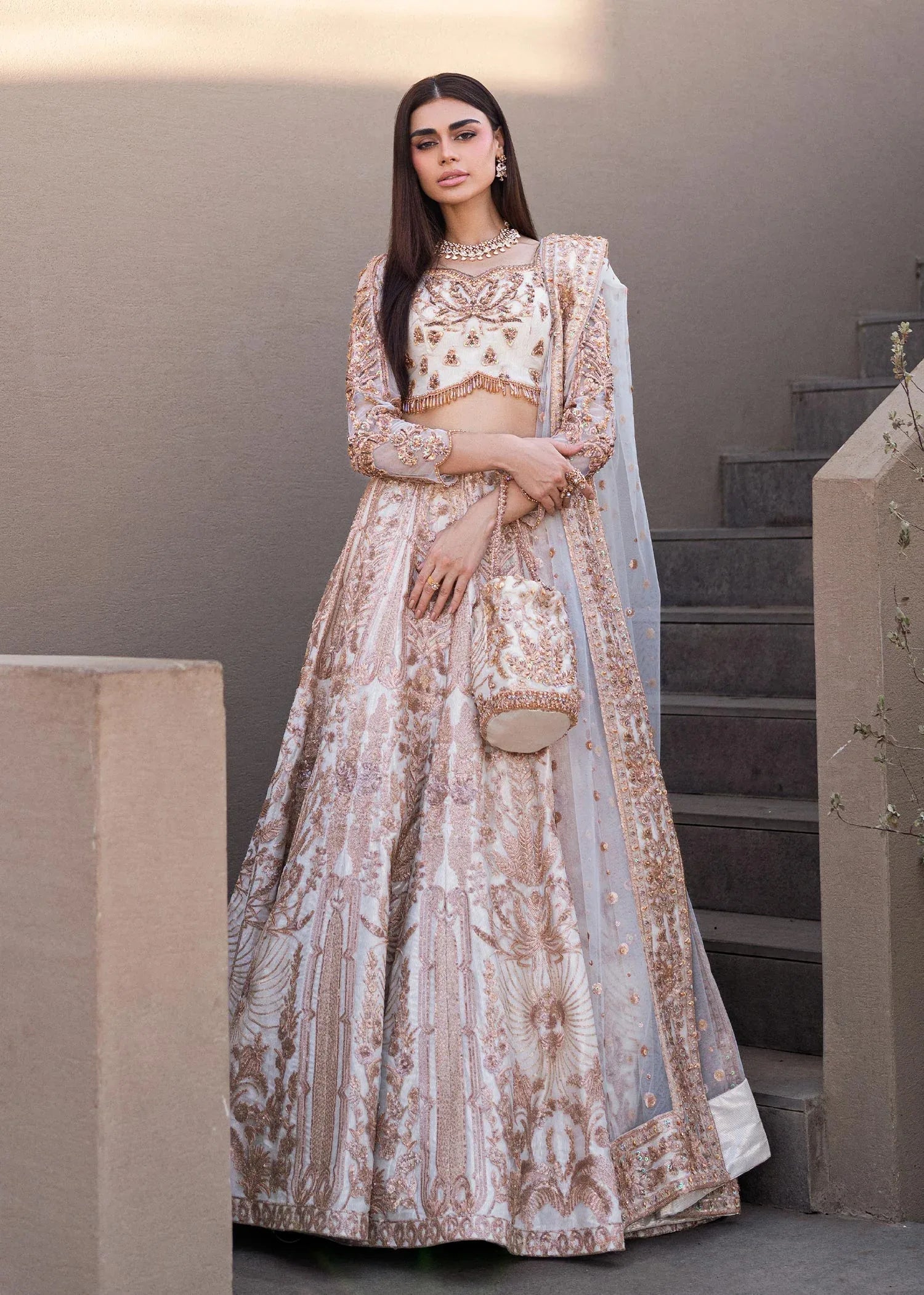 Waqas Shah | Amariage Luxury Formals | Mystic Rose - Rang-e-Khaas