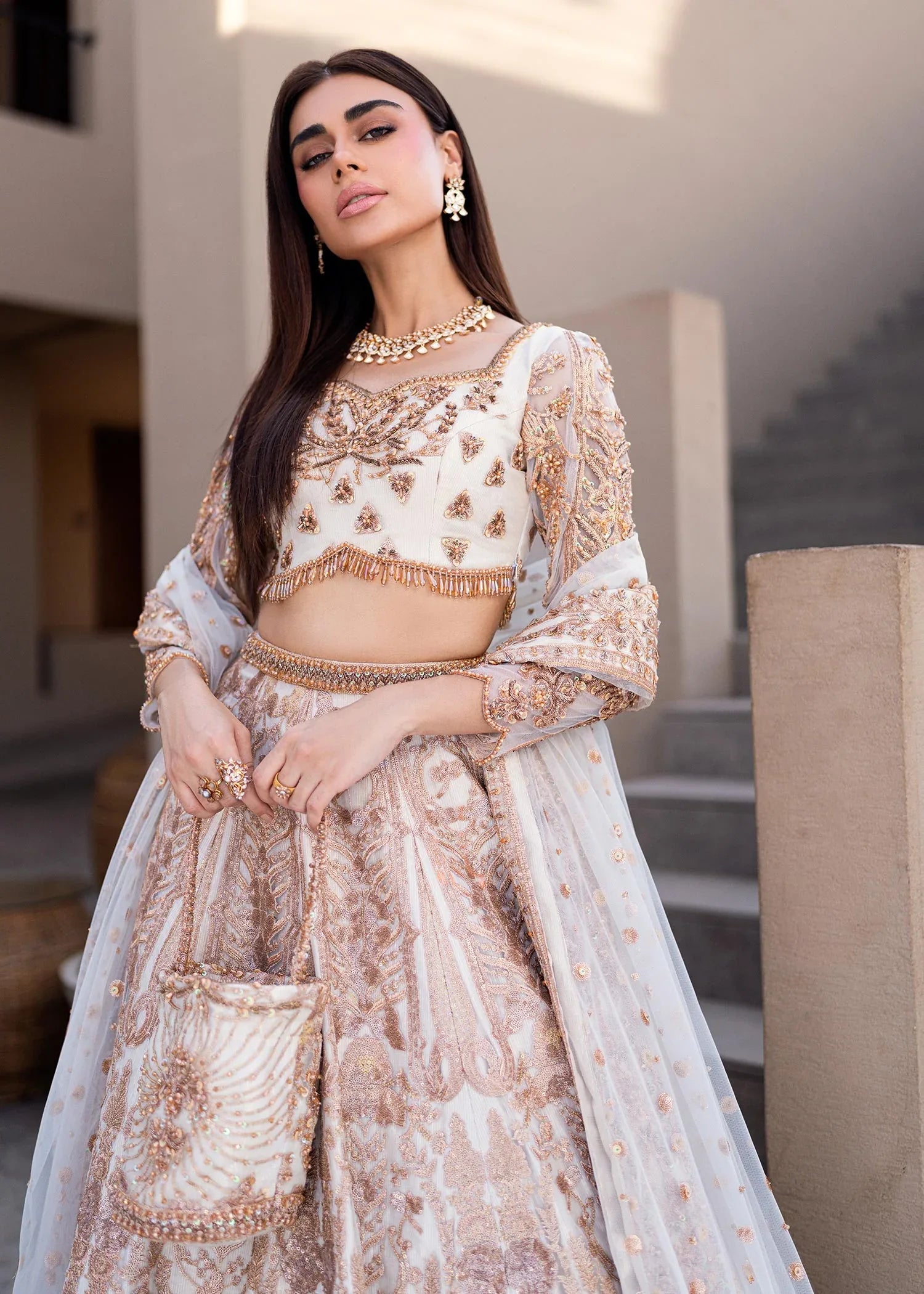 Waqas Shah | Amariage Luxury Formals | Mystic Rose - Rang-e-Khaas