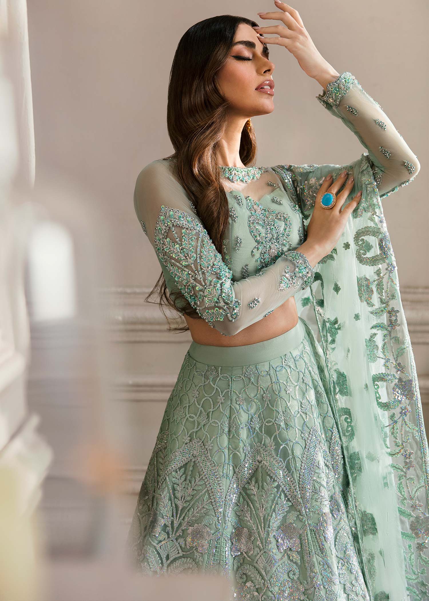 Waqas Shah | Malika - E - Elizabeth | BLUE MIST - Rang-e-Khaas