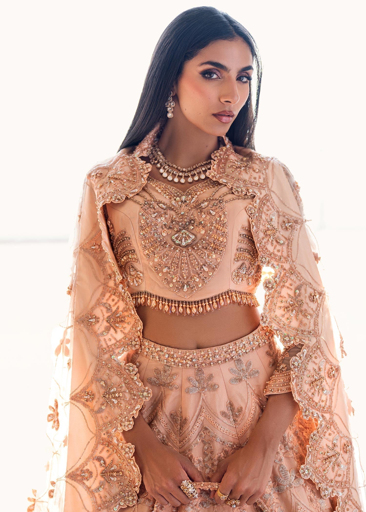 Waqas Shah | Amariage Luxury Formals | Coral Bliss