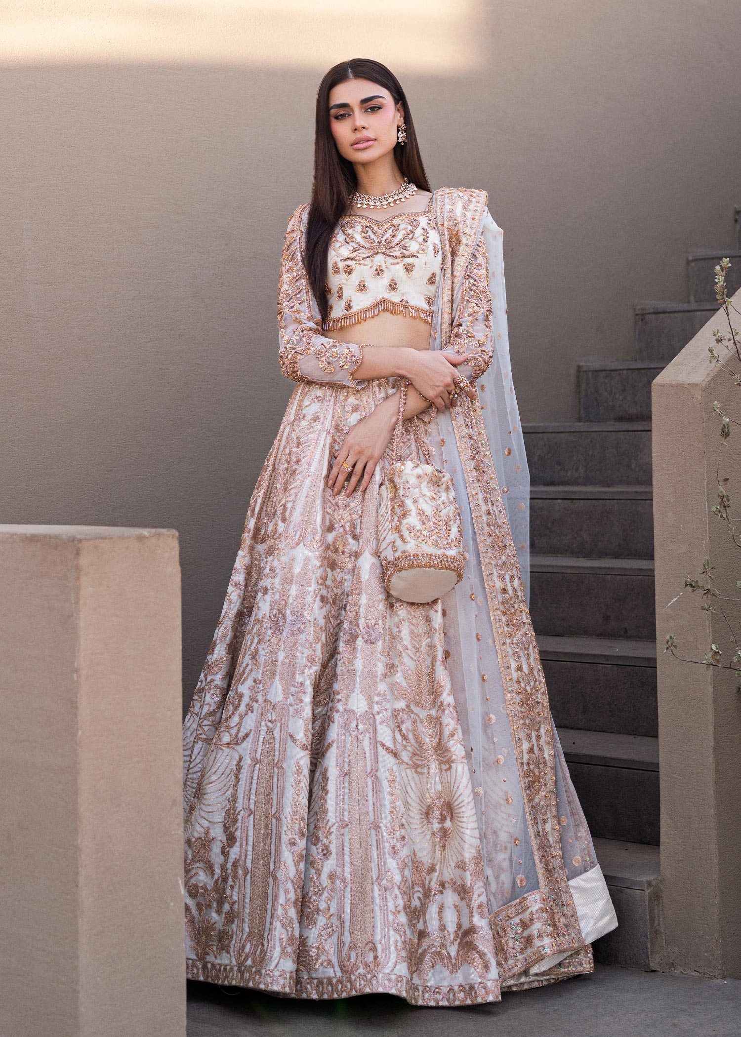Waqas Shah | Amariage Luxury Formals | Mystic Rose