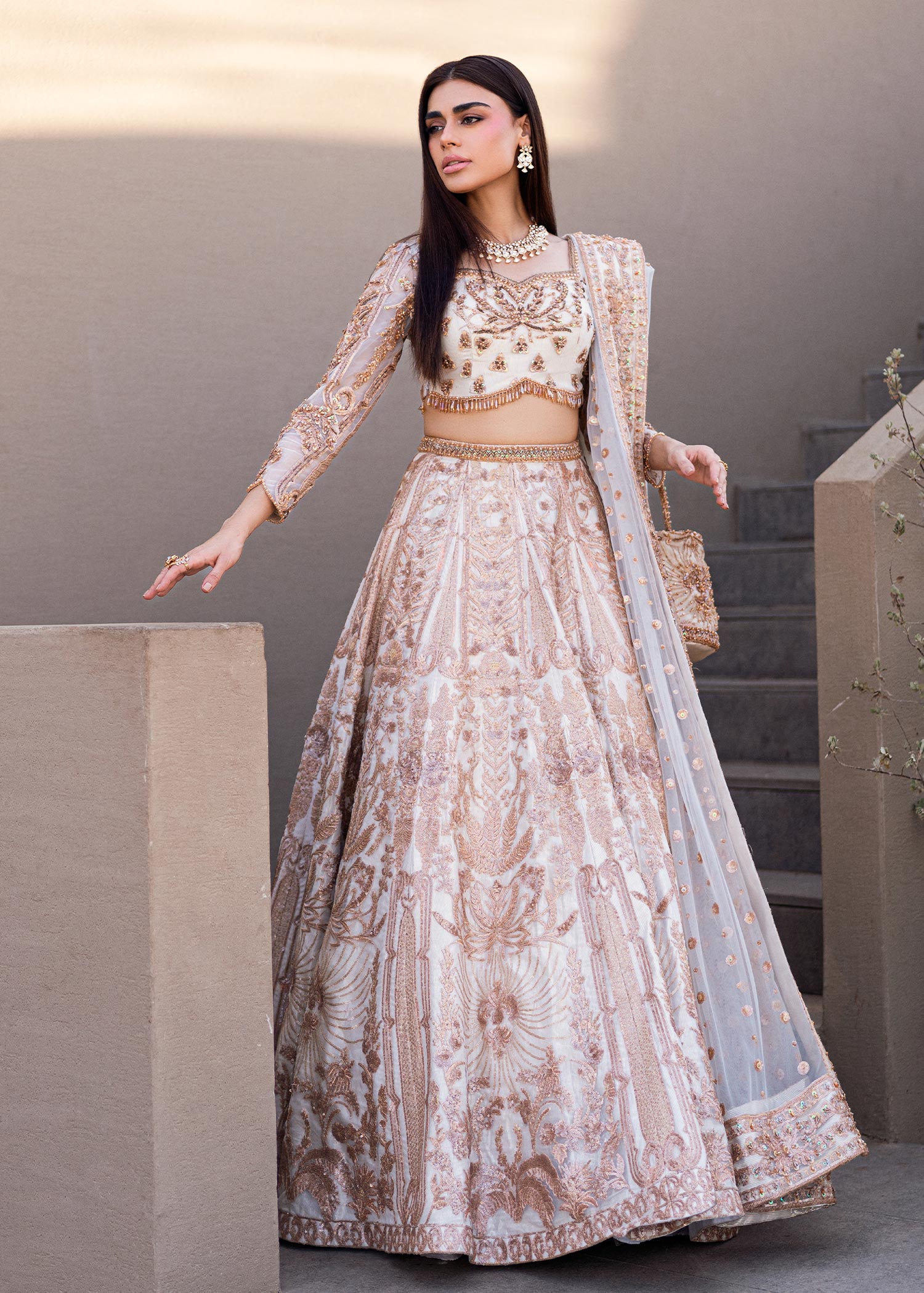 Waqas Shah | Amariage Luxury Formals | Mystic Rose