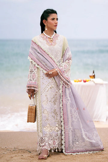 AJR Couture | Dastan Luxury Lawn 25 | Wave - Rang-e-Khaas