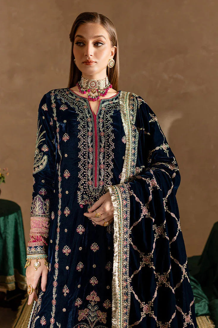 Marjjan | De Rose Velvet | MRV-10 (BLUE) - Rang-e-Khaas