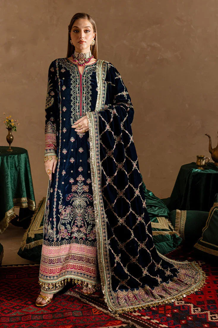 Marjjan | De Rose Velvet | MRV-10 (BLUE) - Rang-e-Khaas
