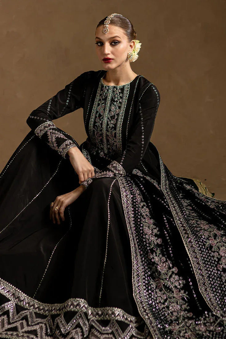 Marjjan | De Rose Velvet | MRV-14 (BLACK) - Rang-e-Khaas