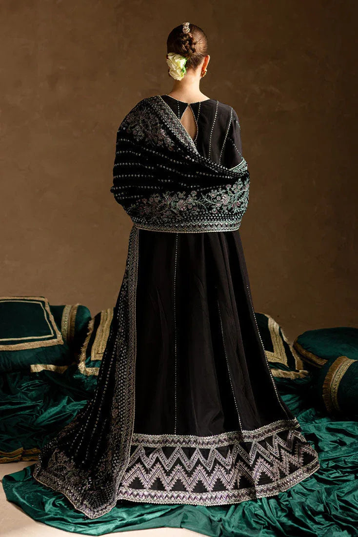 Marjjan | De Rose Velvet | MRV-14 (BLACK) - Rang-e-Khaas