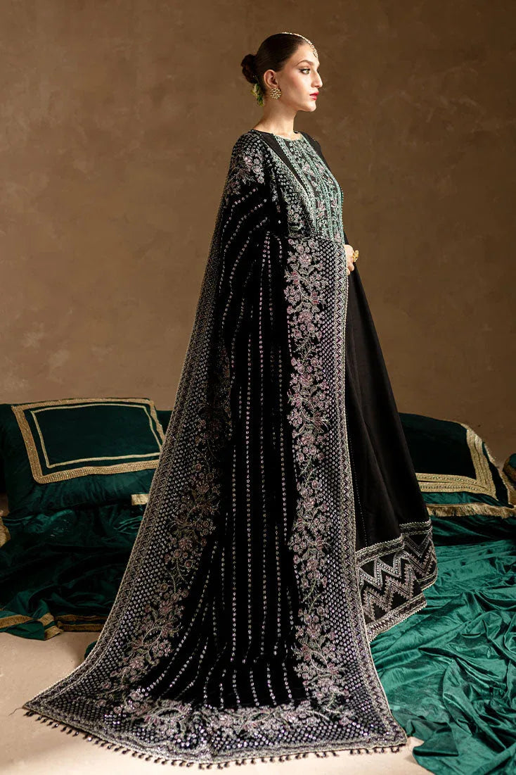 Marjjan | De Rose Velvet | MRV-14 (BLACK) - Rang-e-Khaas