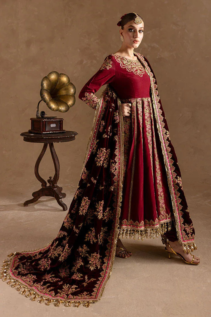 Marjjan | De Rose Velvet | MRV-13 (MEHROON) - Rang-e-Khaas