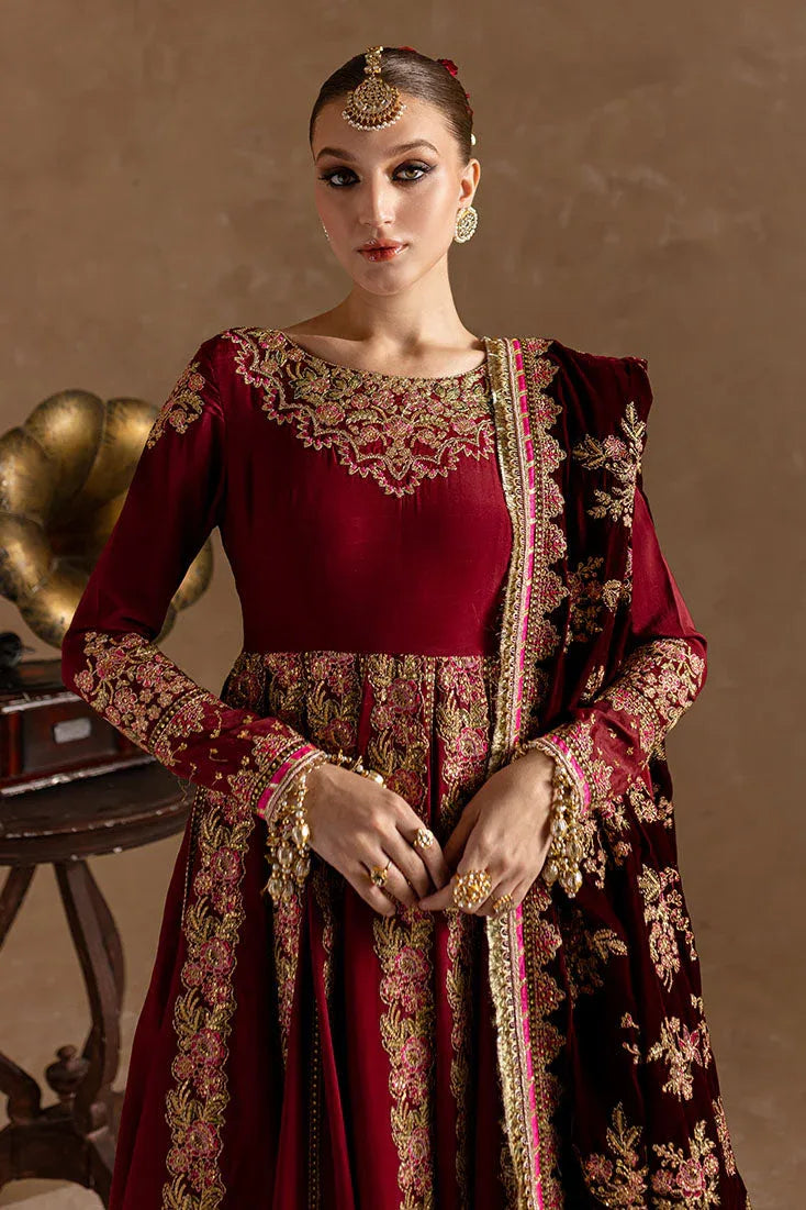 Marjjan | De Rose Velvet | MRV-13 (MEHROON) - Rang-e-Khaas