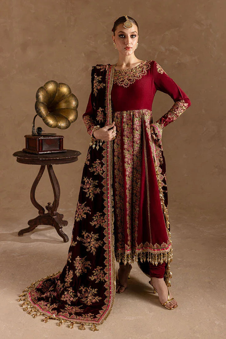 Marjjan | De Rose Velvet | MRV-13 (MEHROON) - Rang-e-Khaas