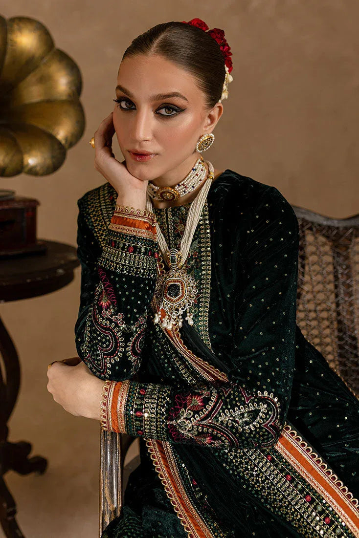Marjjan | De Rose Velvet | MRV-07 (GREEN) - Rang-e-Khaas