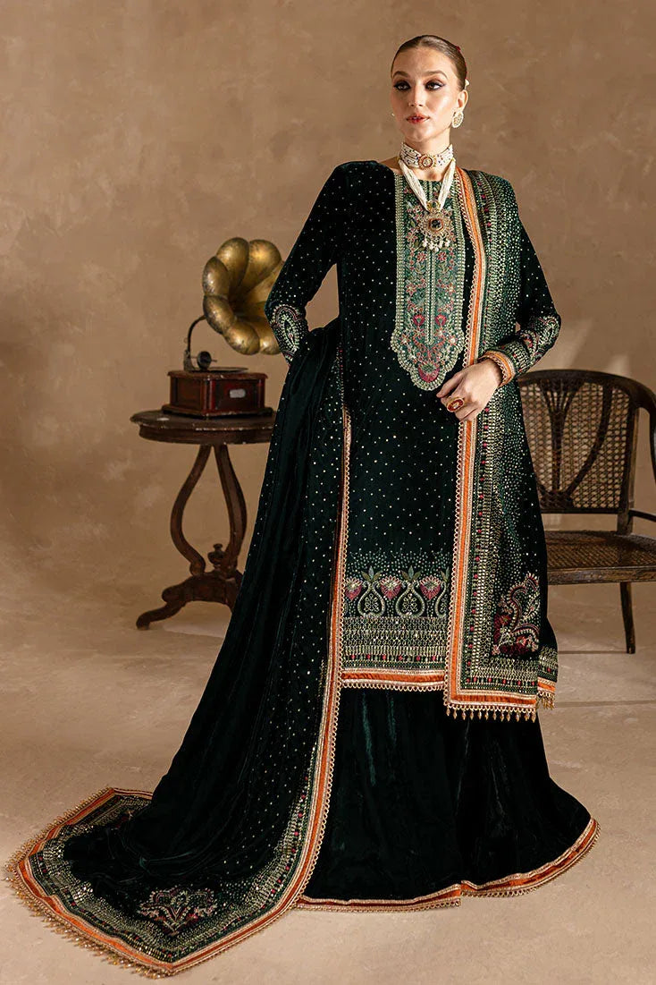 Marjjan | De Rose Velvet | MRV-07 (GREEN) - Rang-e-Khaas