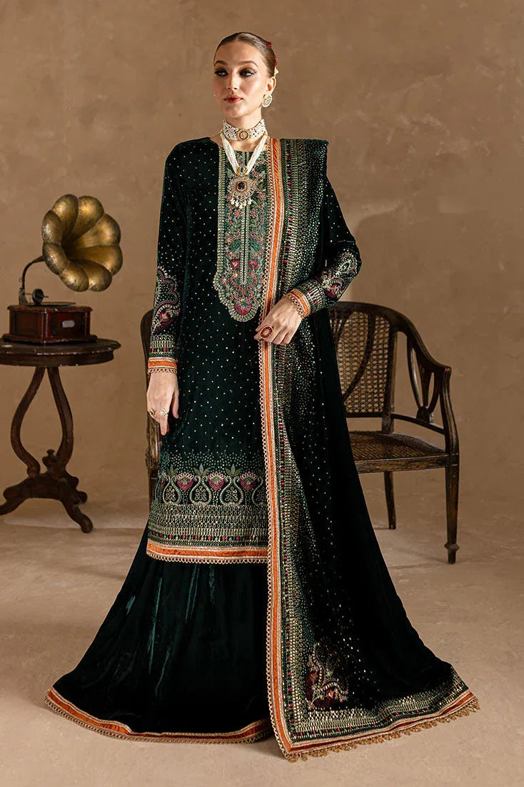 Marjjan | De Rose Velvet | MRV-07 (GREEN) - Rang-e-Khaas