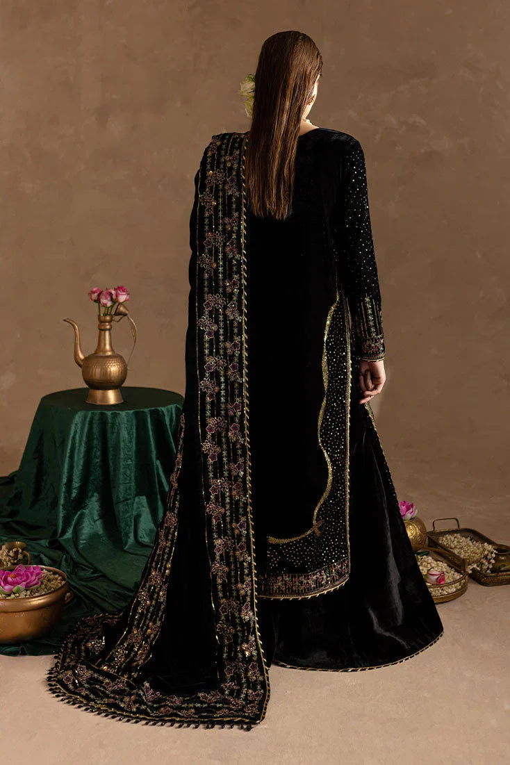 Marjjan | De Rose Velvet | MRV-09 (BLACK) - Rang-e-Khaas