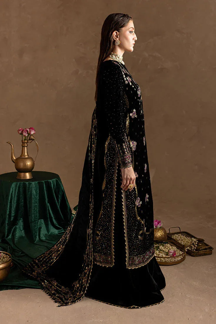 Marjjan | De Rose Velvet | MRV-09 (BLACK) - Rang-e-Khaas