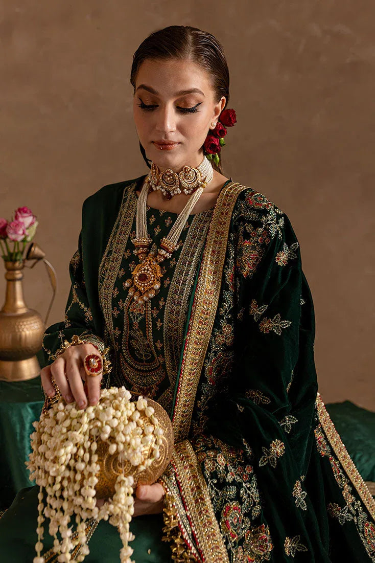 Marjjan | De Rose Velvet | MRV-11 (GREEN) - Rang-e-Khaas