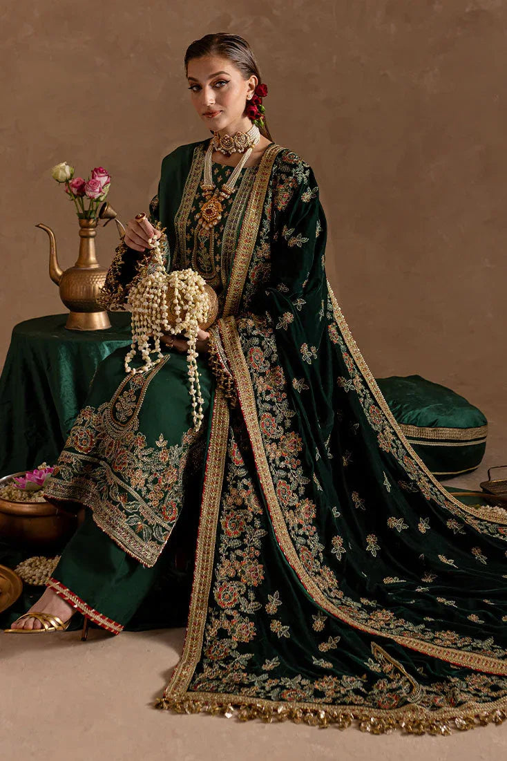 Marjjan | De Rose Velvet | MRV-11 (GREEN) - Rang-e-Khaas