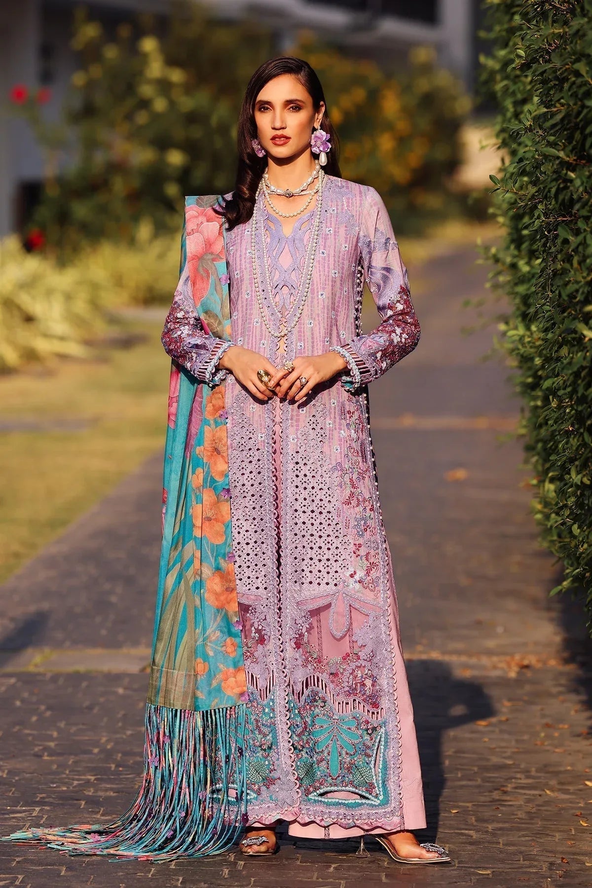 Afrozeh | Lawn 25 | Chrysa - Rang-e-Khaas