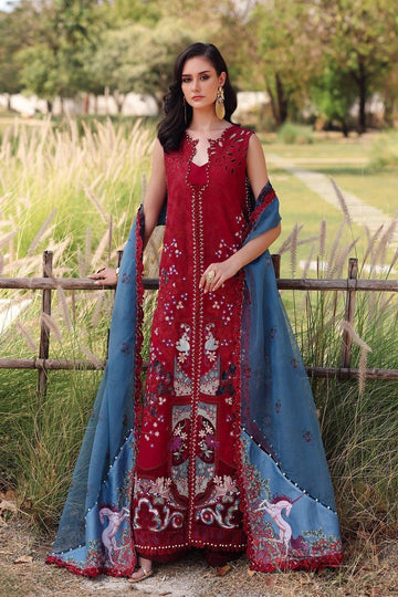 Afrozeh | Luxury Embroidered & Printed Lawn | Glacis - Rang-e-Khaas