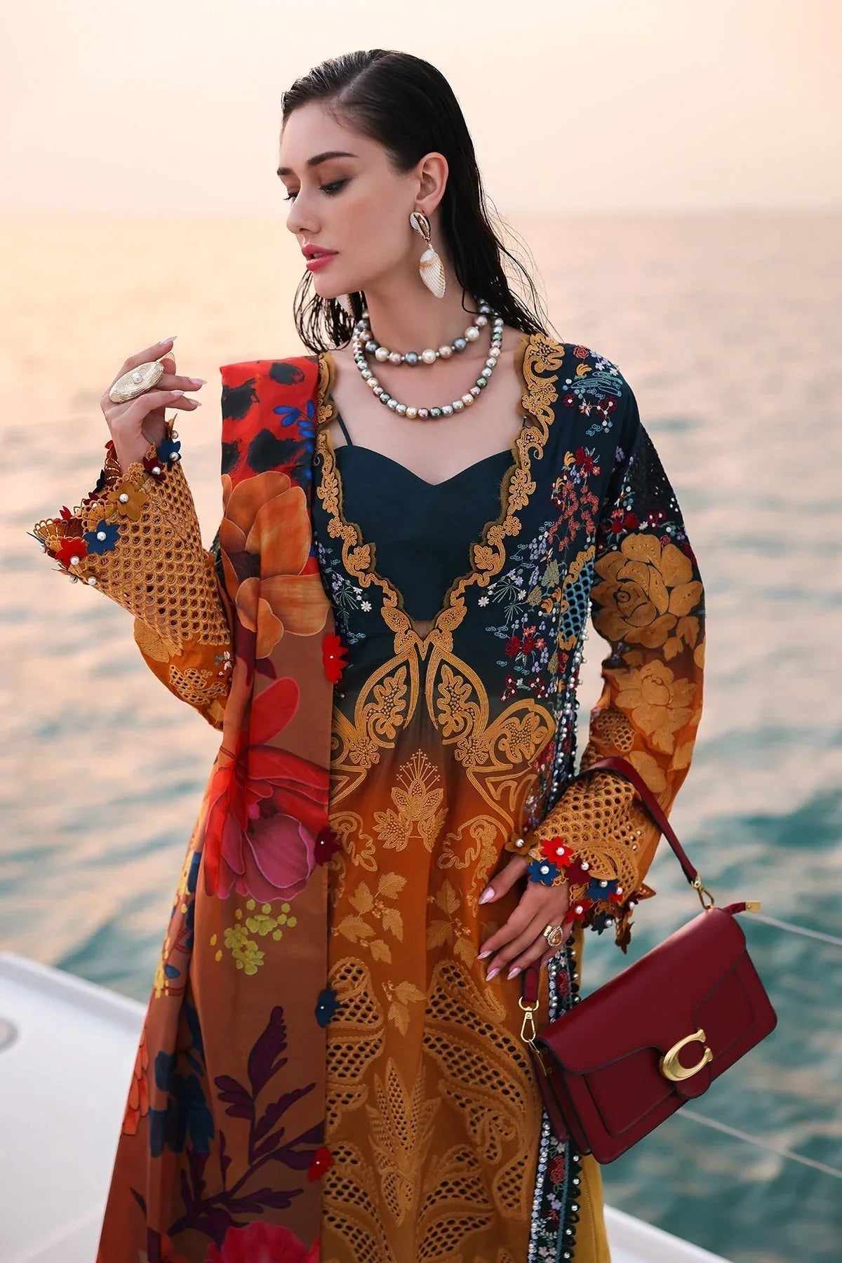 Afrozeh | Lawn 25 | Halcy - Rang-e-Khaas