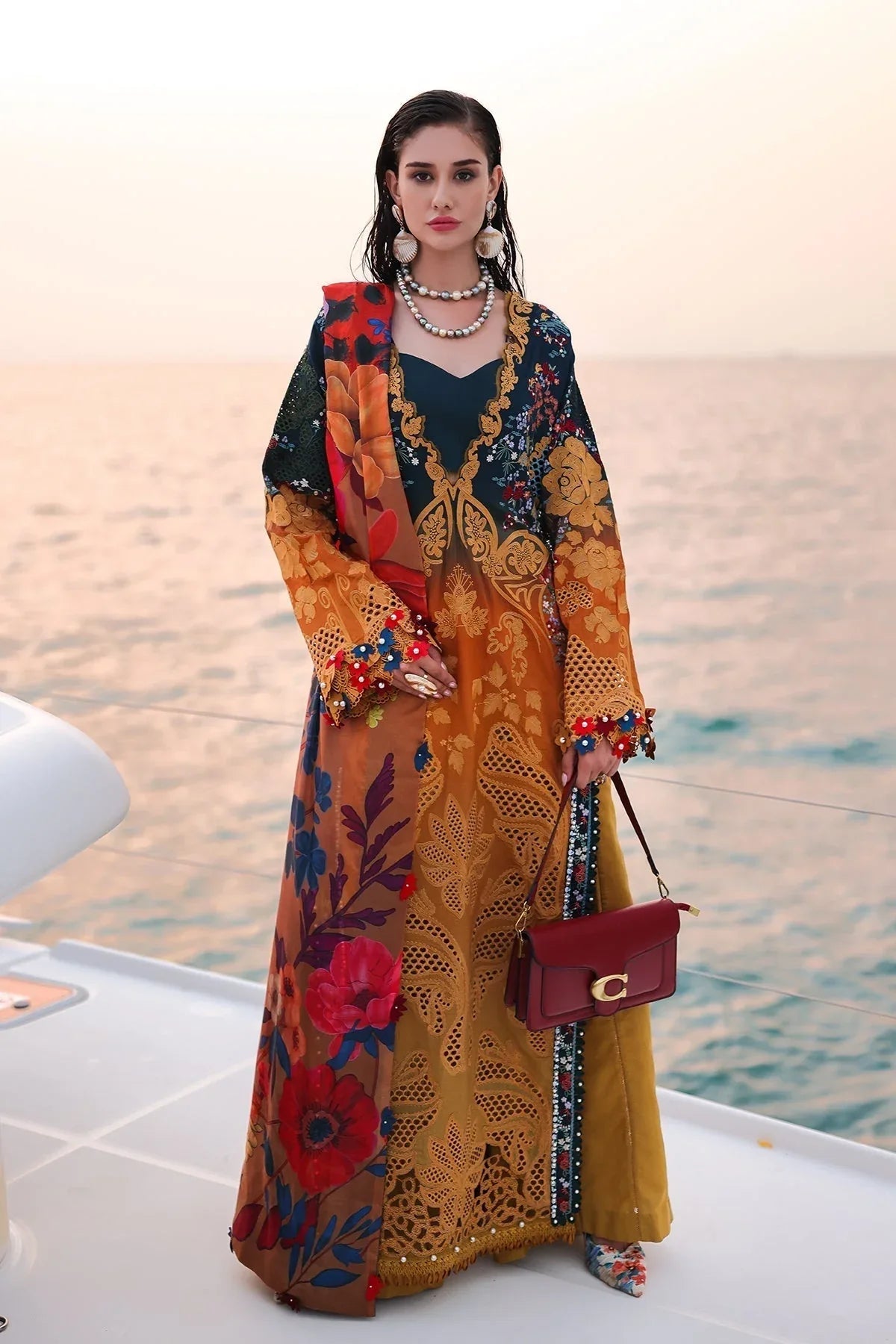 Afrozeh | Lawn 25 | Halcy - Rang-e-Khaas