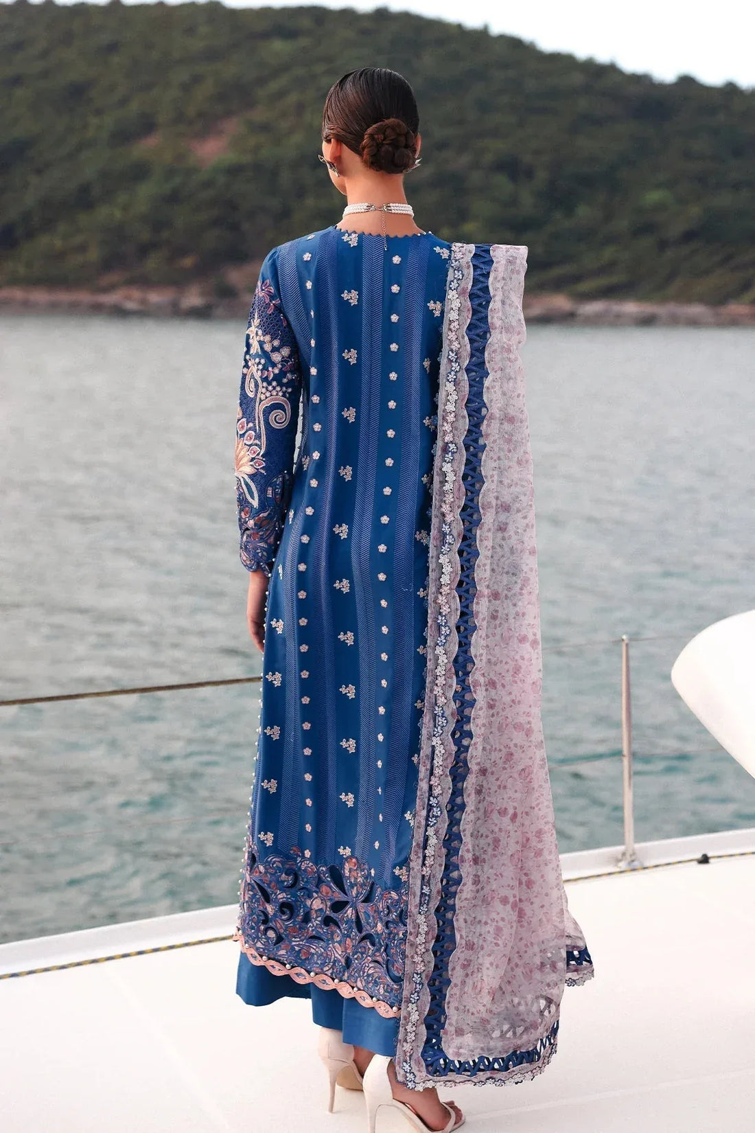 Afrozeh | Luxury Embroidered & Printed Lawn | Eclipse - Rang-e-Khaas