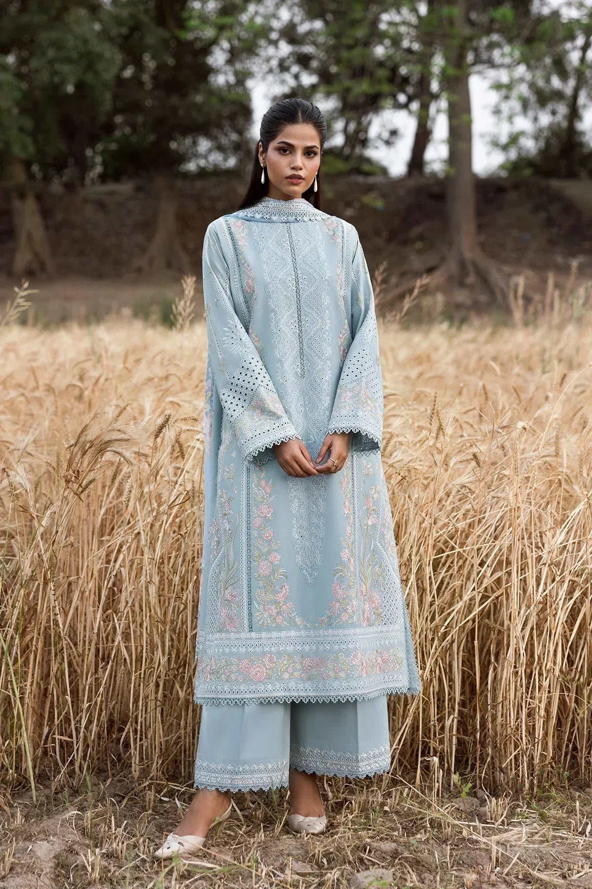 Afrozeh | Mulaqaat Lawn | Sukoon - Rang-e-Khaas