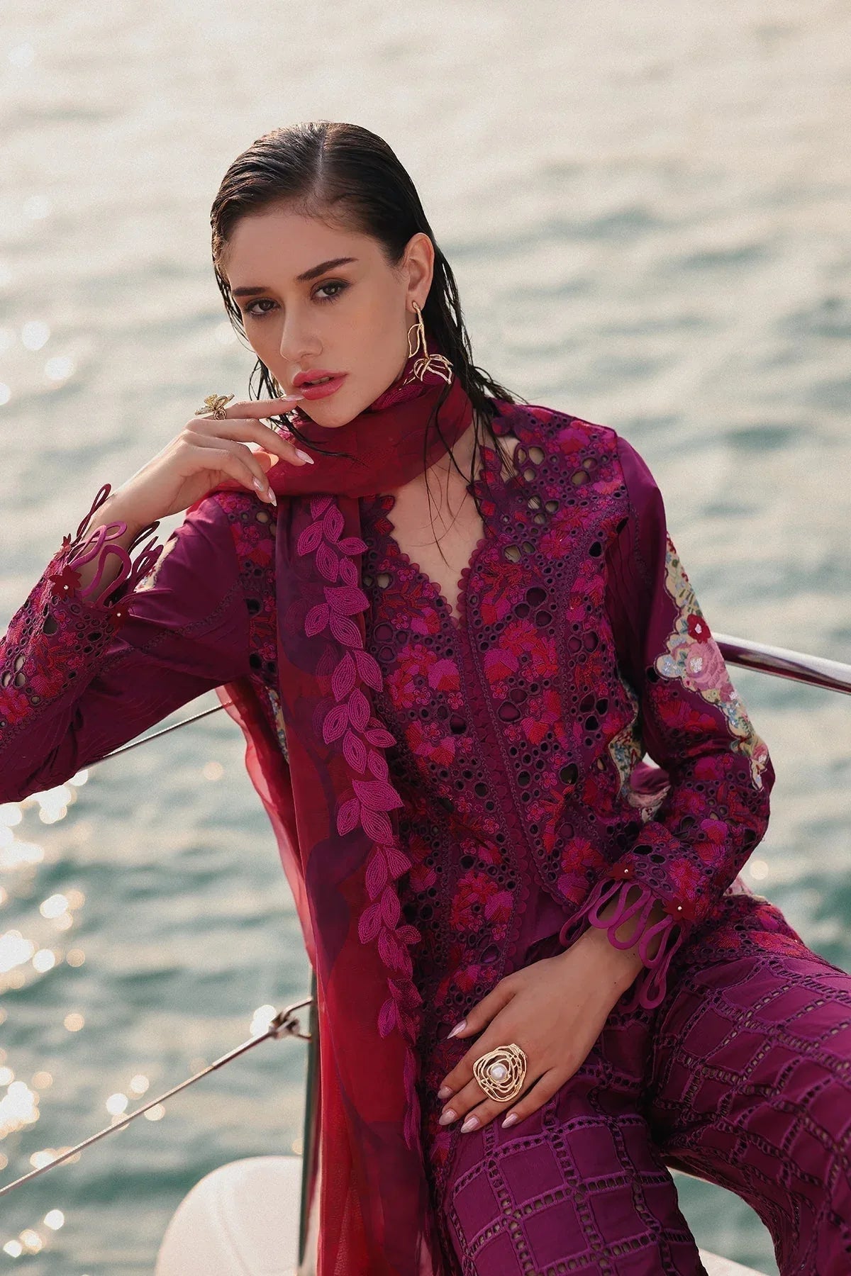 Afrozeh | Lawn 25 | Serene - Rang-e-Khaas