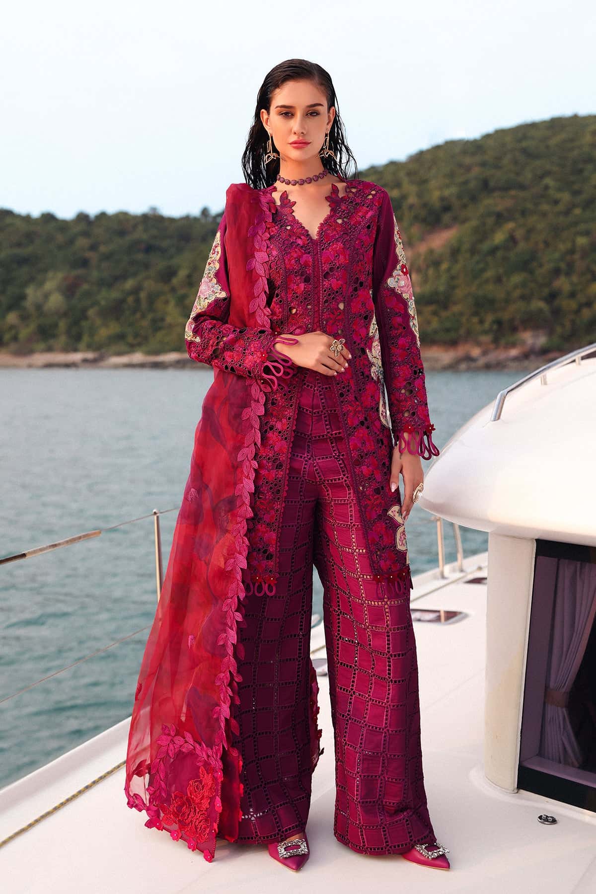 Afrozeh | Lawn 25 | Serene - Rang-e-Khaas