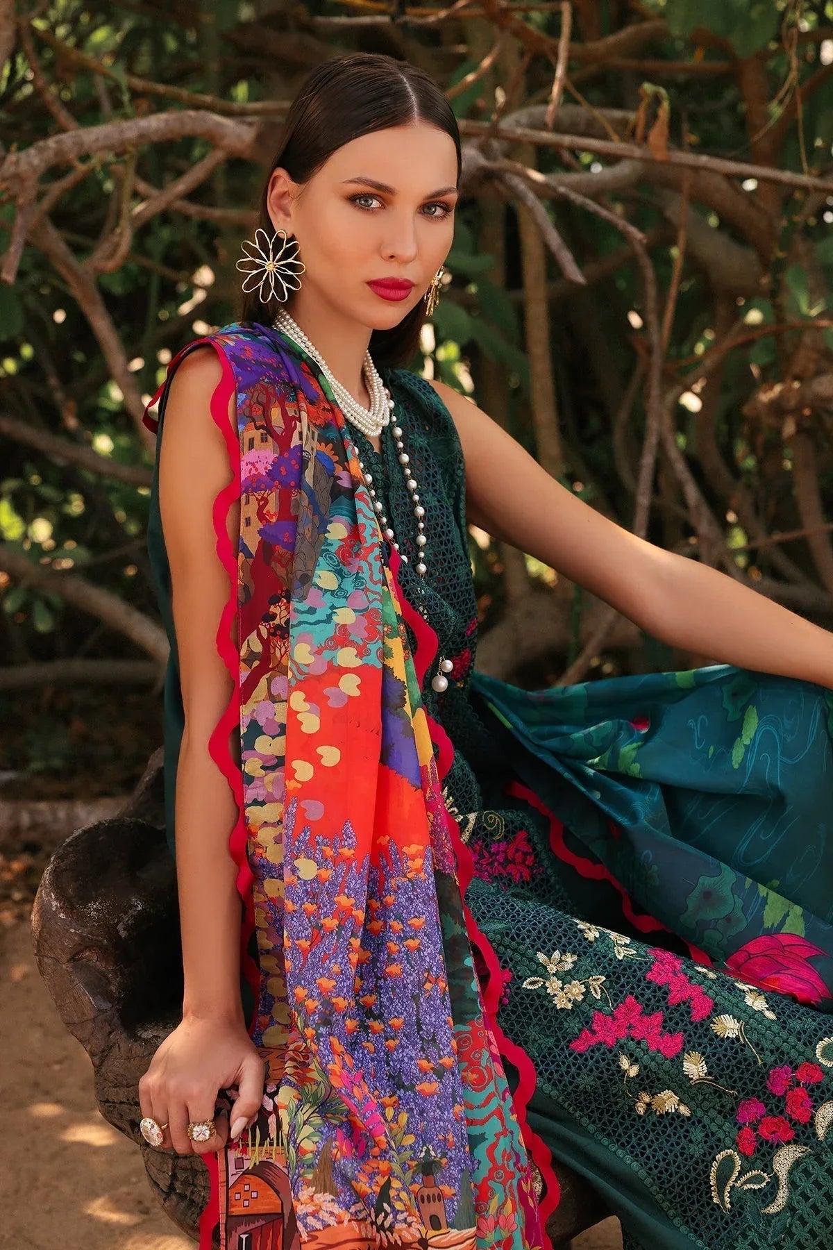Afrozeh | Lawn 25 | Vermora - Rang-e-Khaas