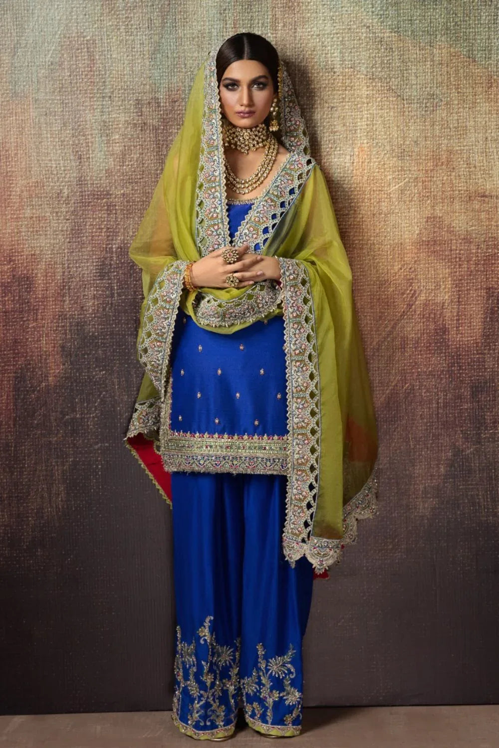 Erum Khan | Begham Jaan Bridal Formals | SABZPARI - Rang-e-Khaas