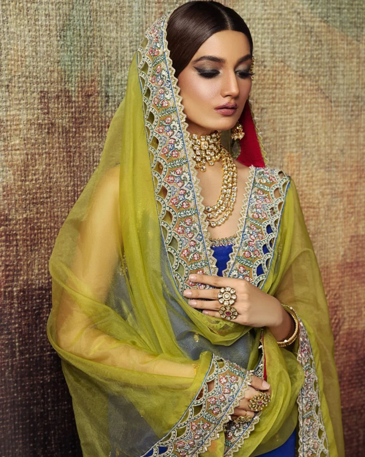 Erum Khan | Begham Jaan Bridal Formals | SABZPARI - Rang-e-Khaas
