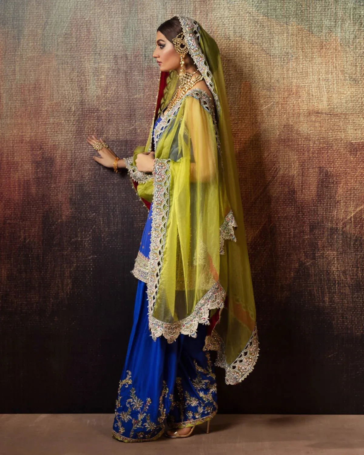 Erum Khan | Begham Jaan Bridal Formals | SABZPARI - Rang-e-Khaas