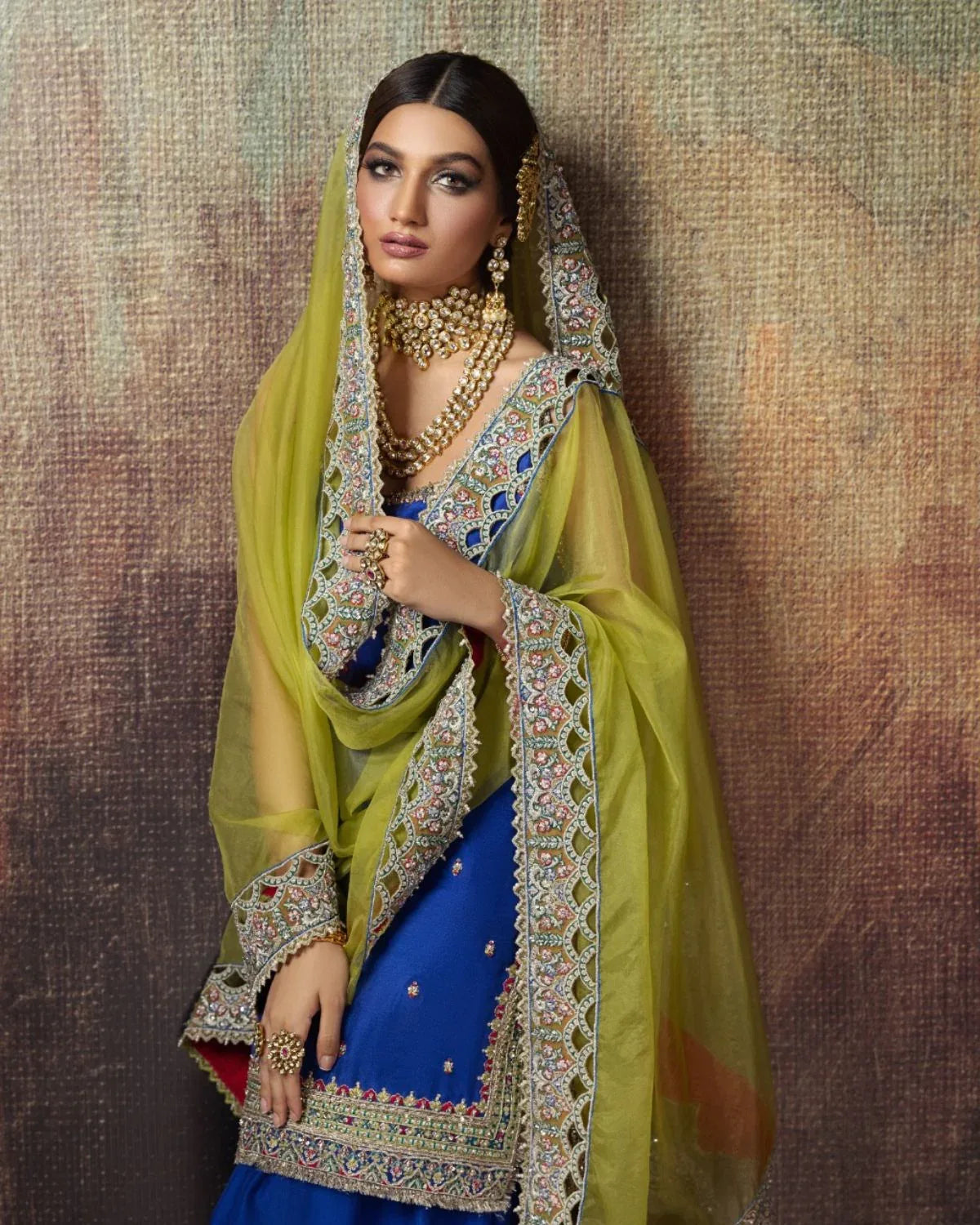 Erum Khan | Begham Jaan Bridal Formals | SABZPARI - Rang-e-Khaas