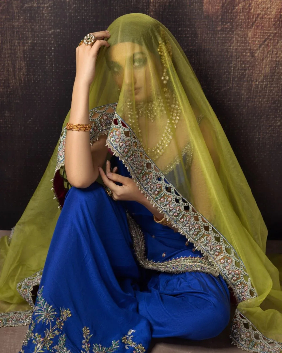 Erum Khan | Begham Jaan Bridal Formals | SABZPARI - Rang-e-Khaas