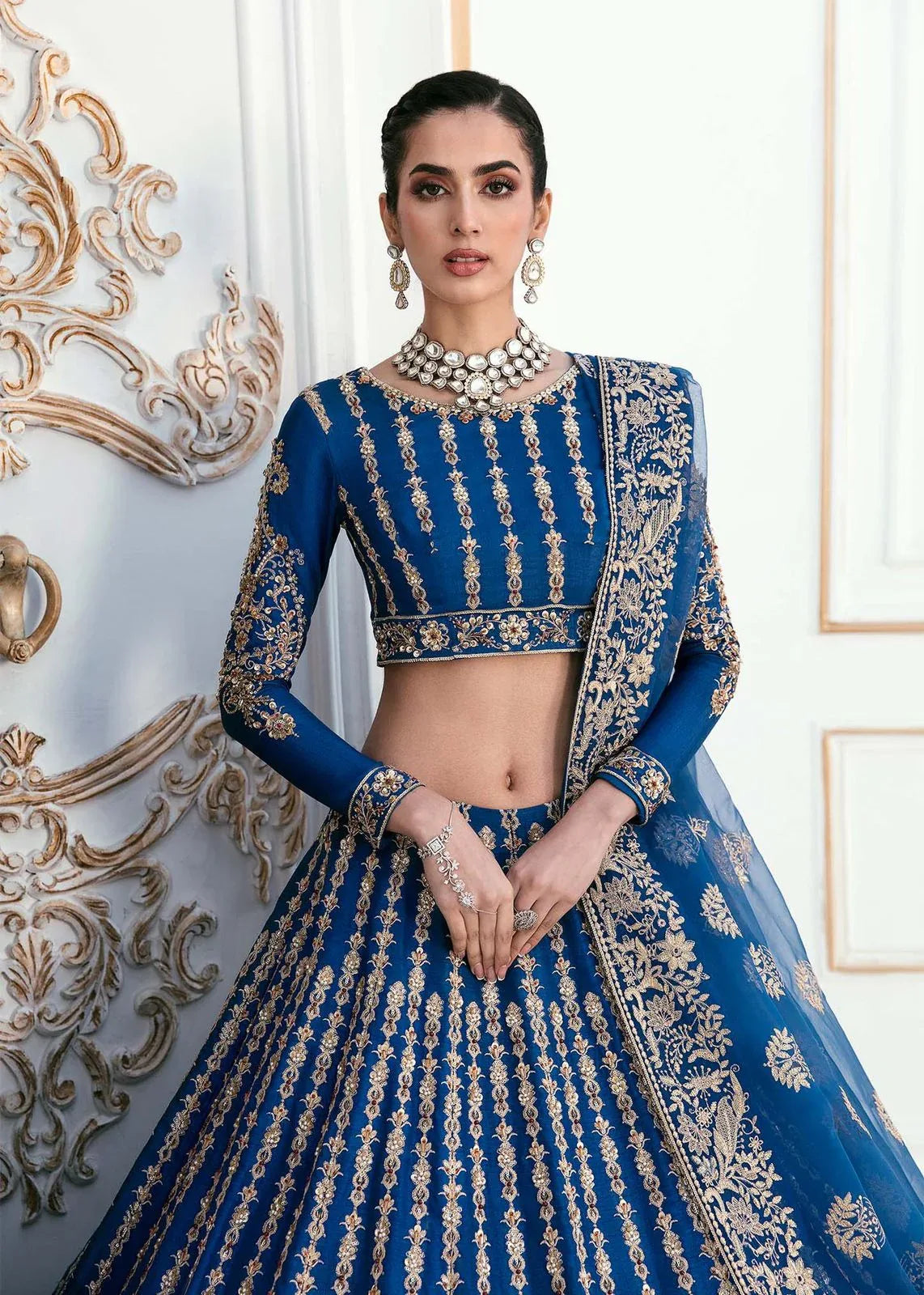 AKBAR ASLAM DYLA U-1452 FORMAL COLLECTION STITCHED - Rang-e-Khaas