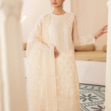 AKBAR ASLAM WHITE ASH U-1446 FORMAL COLLECTION STITCHED