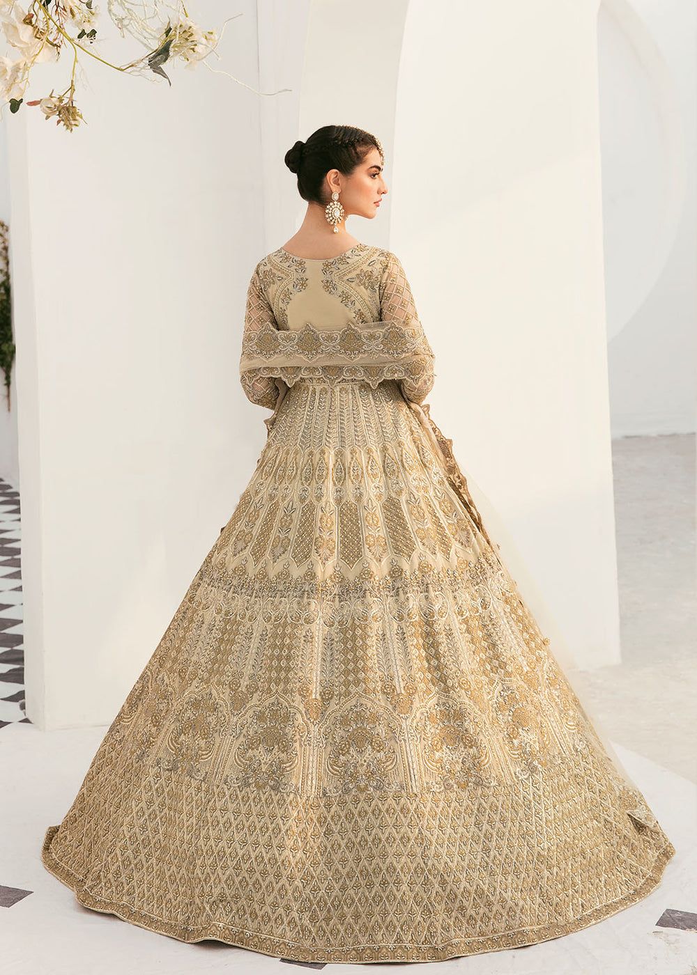 AKBAR ASLAM SILVEEN U-1451 FORMAL COLLECTION STITCHED