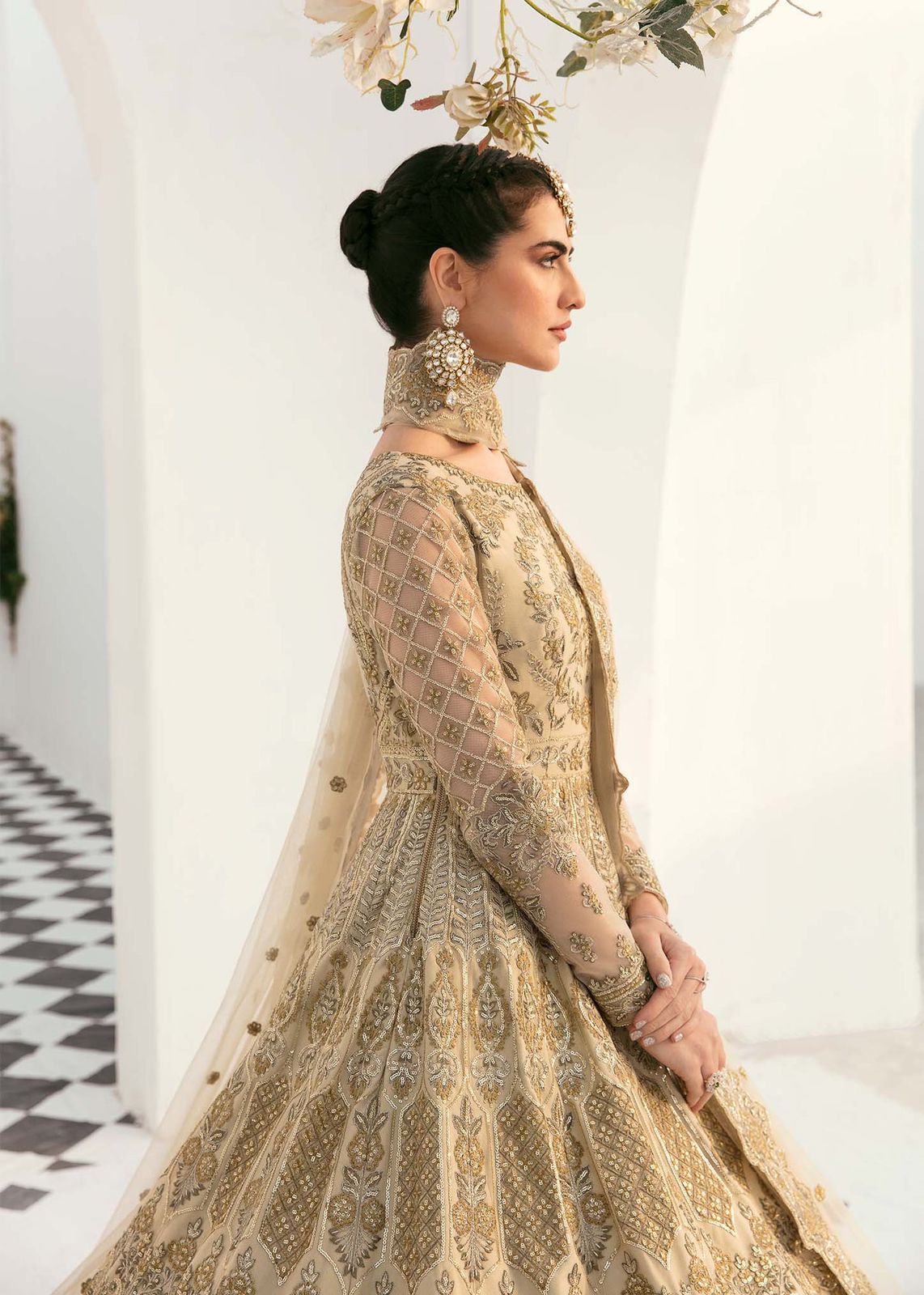 AKBAR ASLAM SILVEEN U-1451 FORMAL COLLECTION STITCHED