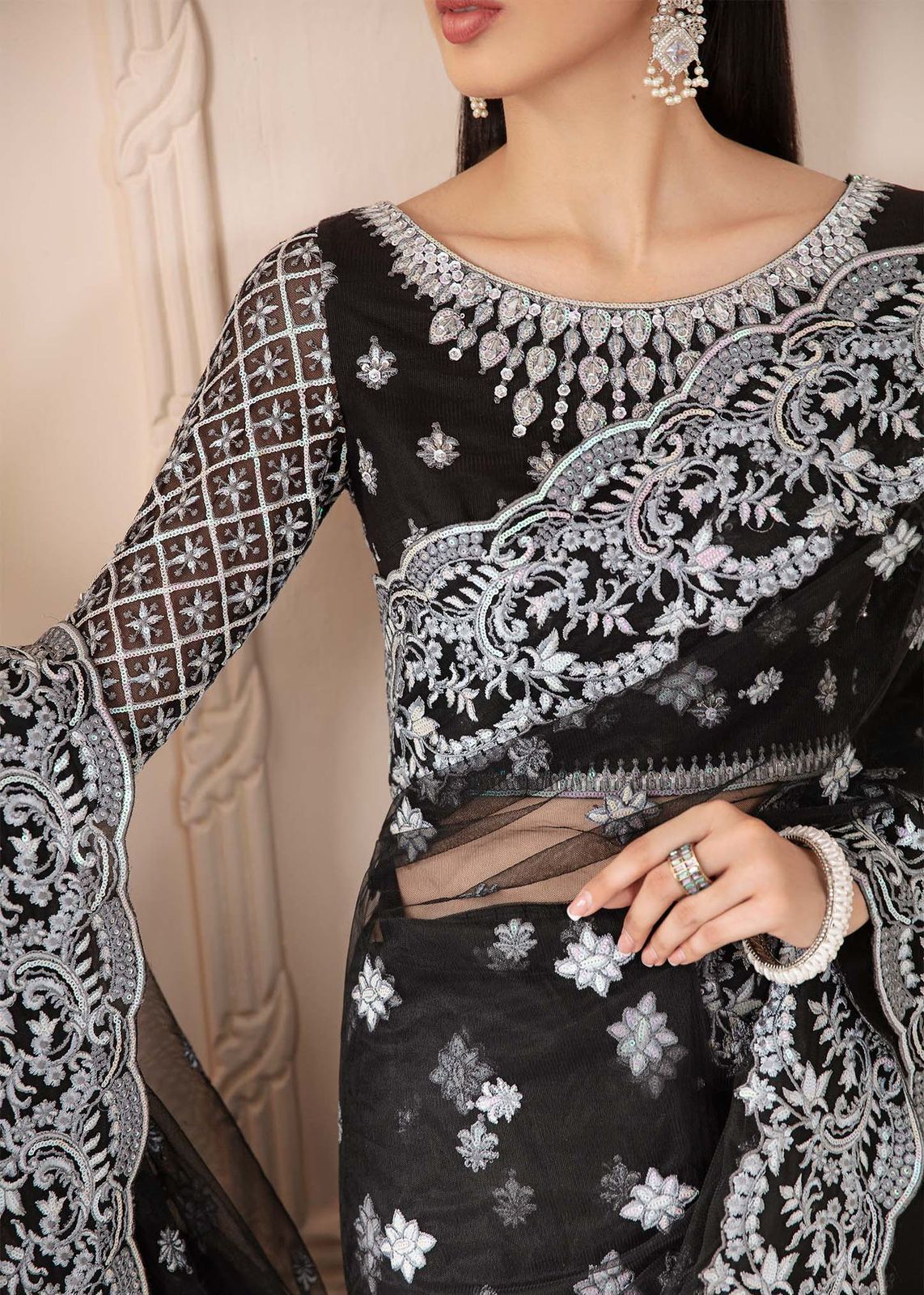 AKBAR ASLAM SILENE U-1441 FORMAL COLLECTION STITCHED