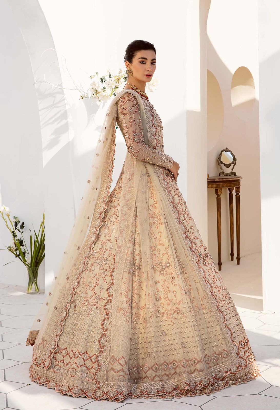 AKBAR ASLAM SELENE U-1463 FORMAL COLLECTION STITCHED